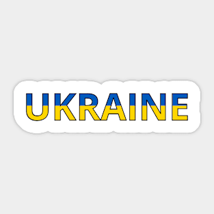 Drapeau Ukraine Sticker